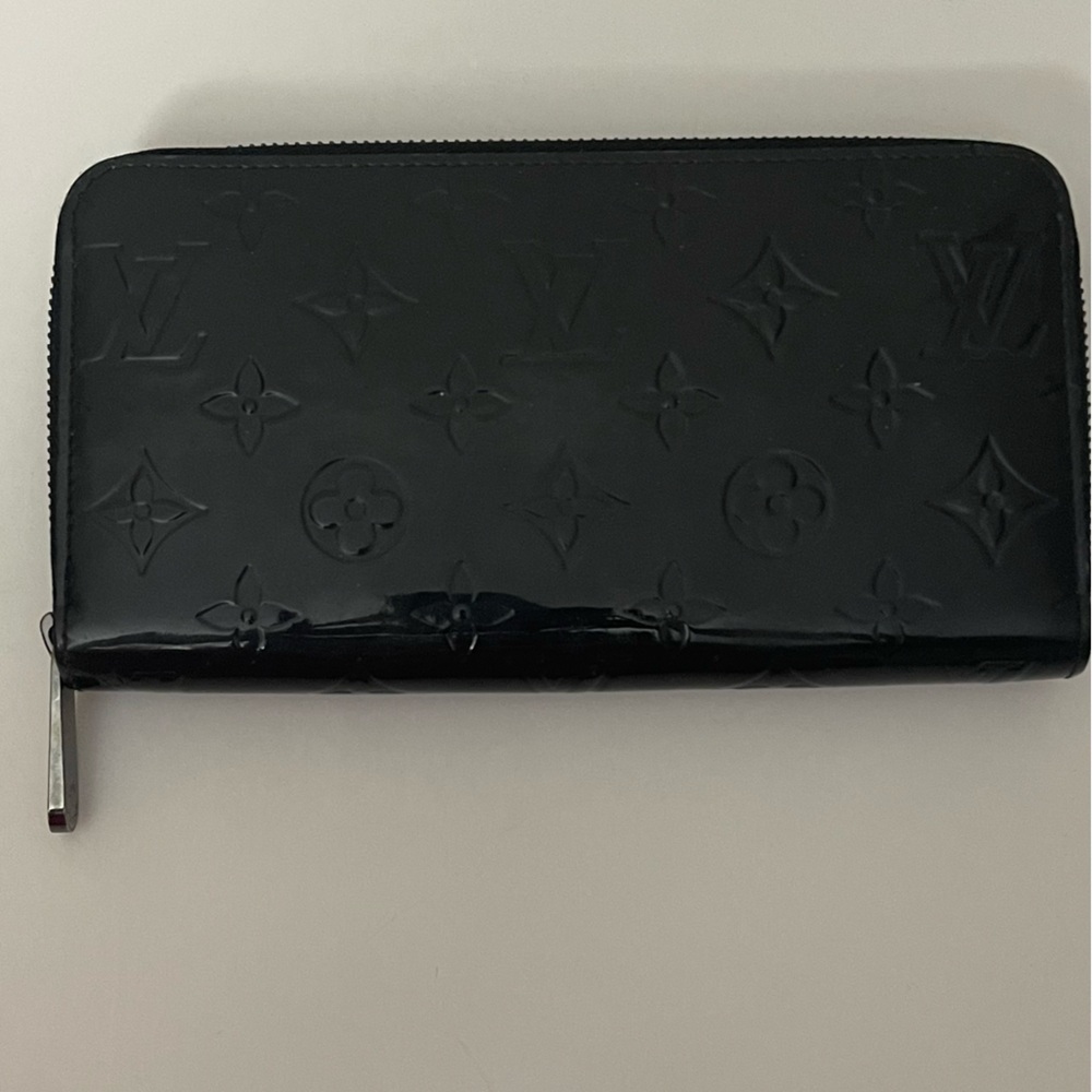 Louis Vuitton Patent Leather Long Zip Wallet